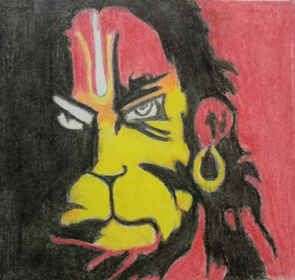 Hanuman Ji Duvet Cover by Suman shivkumar Tiwari - Fine Art America-saigonsouth.com.vn