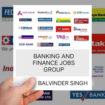 banking and finance jobs all india Profile Picture